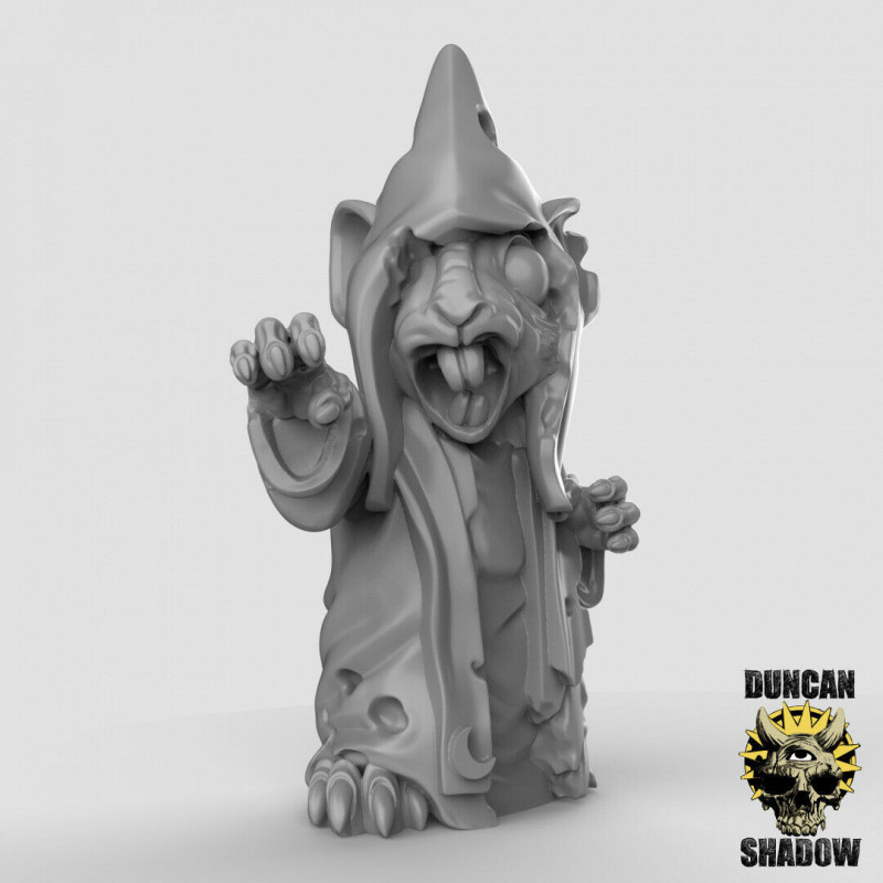 Figurines Anthropomorphes Duncan Shadow – Impression 3D pour Wargames et Jeux de Rôle
