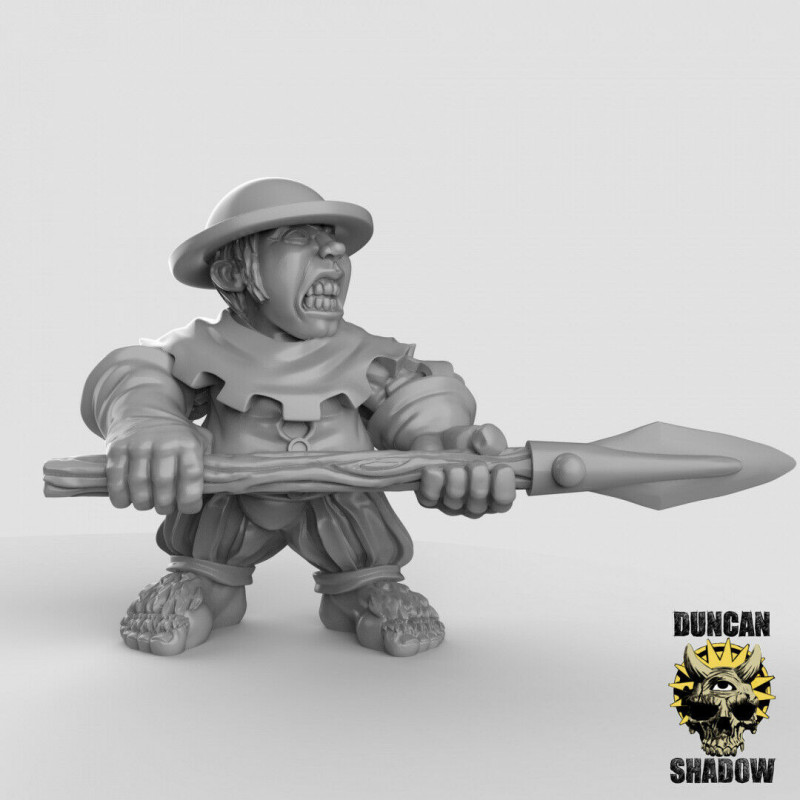 Halflings – Duncan Shadow Miniatures – Figurines 3D pour Wargames et Jeux de Rôle
