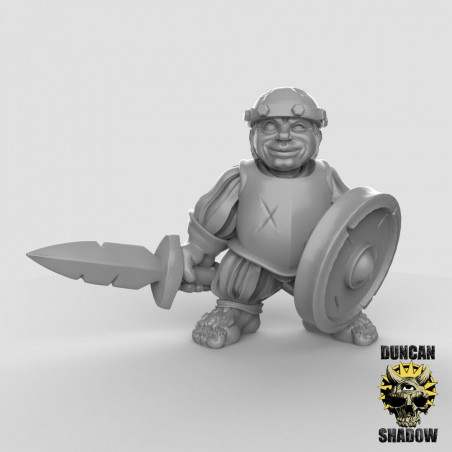 Halflings – Duncan Shadow Miniatures – Figurines 3D pour Wargames et Jeux de Rôle
