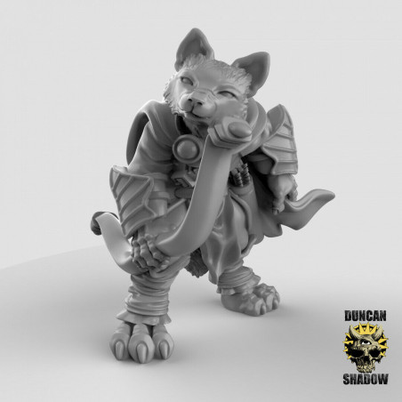 Figurines Anthropomorphes Duncan Shadow – Impression 3D pour Wargames et Jeux de Rôle
