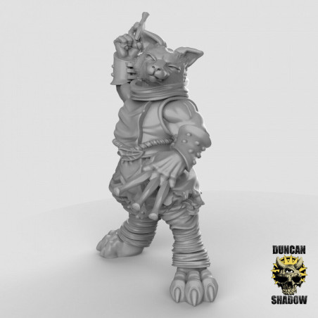 Figurines Anthropomorphes Duncan Shadow – Impression 3D pour Wargames et Jeux de Rôle
