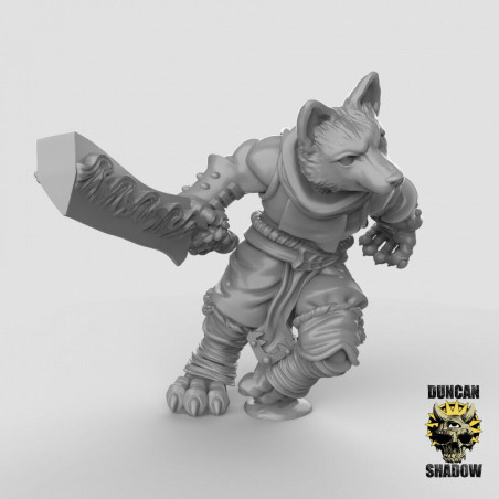 Figurines Anthropomorphes Duncan Shadow – Impression 3D pour Wargames et Jeux de Rôle
