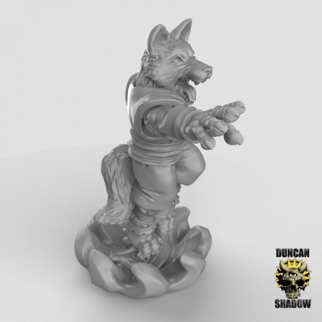 Figurines Anthropomorphes Duncan Shadow – Impression 3D pour Wargames et Jeux de Rôle
