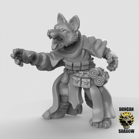 Figurines Anthropomorphes Duncan Shadow – Impression 3D pour Wargames et Jeux de Rôle

