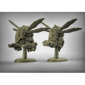 Impression 3D figurines jeux de rôle D&D, Saga, 9th Age, Plague Drones Ranged