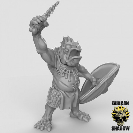 Figurines Anthropomorphes Duncan Shadow – Impression 3D pour Wargames et Jeux de Rôle
