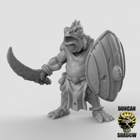Figurines Anthropomorphes Duncan Shadow – Impression 3D pour Wargames et Jeux de Rôle

