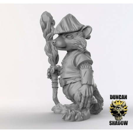 Figurines Anthropomorphes Duncan Shadow – Impression 3D pour Wargames et Jeux de Rôle
