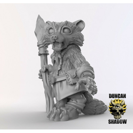 Figurines Anthropomorphes Duncan Shadow – Impression 3D pour Wargames et Jeux de Rôle
