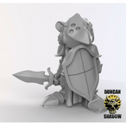 Figurines Anthropomorphes Duncan Shadow – Impression 3D pour Wargames et Jeux de Rôle
 (2)