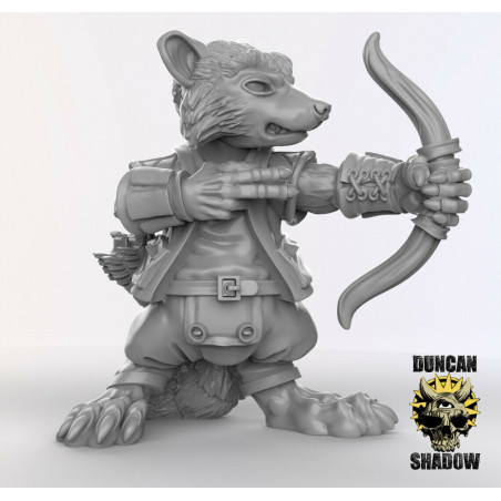 Figurines Anthropomorphes Duncan Shadow – Impression 3D pour Wargames et Jeux de Rôle
