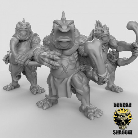 Figurines Anthropomorphes Duncan Shadow – Impression 3D pour Wargames et Jeux de Rôle
