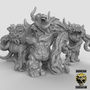 Impression 3D figurines jeux de rôle D&D, Saga, 9th Age, Chaos Spawn