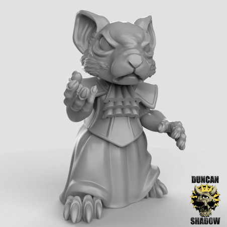 Figurines Anthropomorphes Duncan Shadow – Impression 3D pour Wargames et Jeux de Rôle

