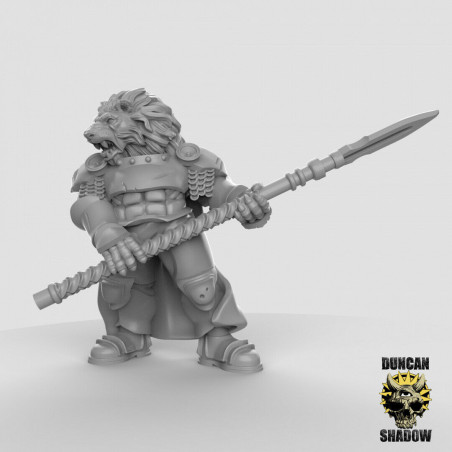 Figurines Anthropomorphes Duncan Shadow – Impression 3D pour Wargames et Jeux de Rôle
