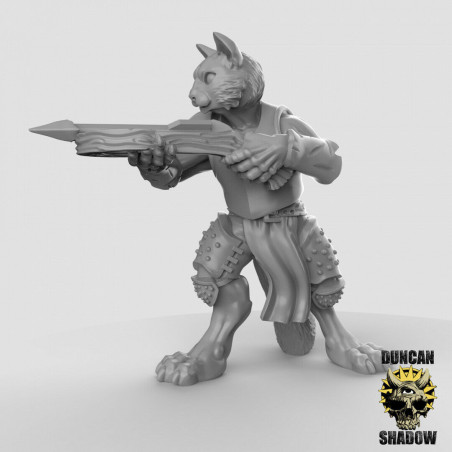 Figurines Anthropomorphes Duncan Shadow – Impression 3D pour Wargames et Jeux de Rôle

