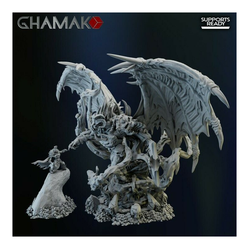 "Démons du Chaos Ghamak - Figurines 3D pour Wargames Fantasy & Batailles Épiques"
