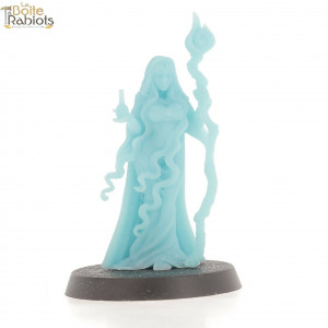 3D figurine 28mm Jeux de Rôle/9th age/Cthulu-Magicienne