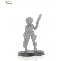 3D figurine 28mm Jeux de tôle/9th age/Cthulu-Com boy femme