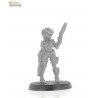 3D figurine 28mm Jeux de tôle/9th age/Cthulu-Com boy femme