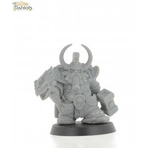 3D figurine 28mm Jeux de tôle/9th age/Cthulu-Seigneur nain