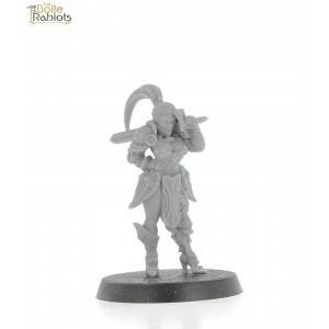 3D figurine 28mm Jeux de Rôle/9th age/Cthulu-Inquisitrice 3