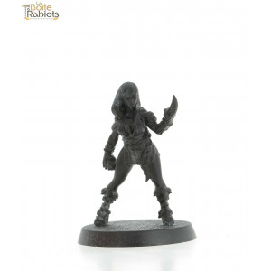 3D figurine 28mm Jeux de Rôle/9th age/Cthulu-Amazone