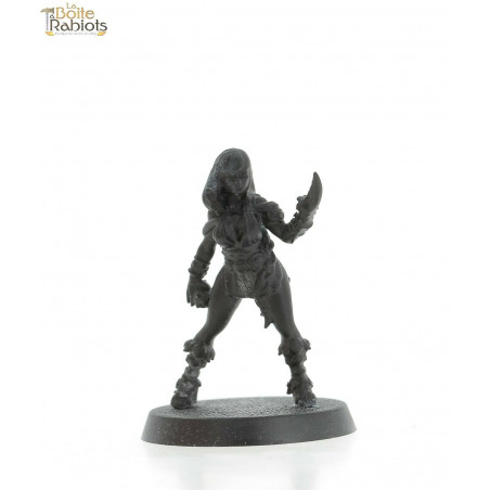 3D figurine 28mm Jeux de Rôle/9th age/Cthulu-Amazone