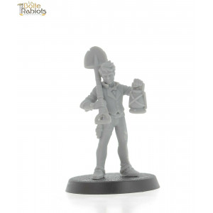 3D figurine 28mm Jeux de Rôle/9th age/Cthulu-Explorateur 2