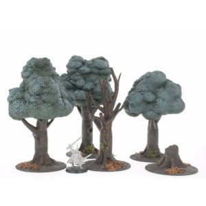 -Décor impréssion 3D Forêt-Arbres Vendu Non Peint