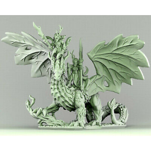 Forest Dragon impréssion 3d--Wood  elves- Dragon soeurs jumelles-Echelle 15mm