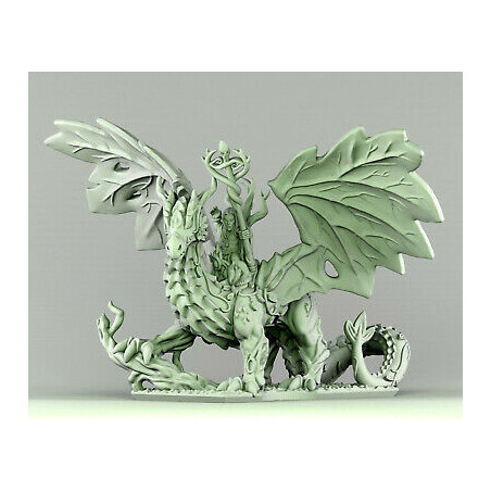 Forest Dragon impréssion 3d-Wood  elves- Dragon mage-Echelle 15mm