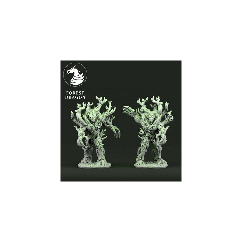 Forest Dragon impréssion 3d--Wood  elves- Hommes arbre-Echelle 15mm