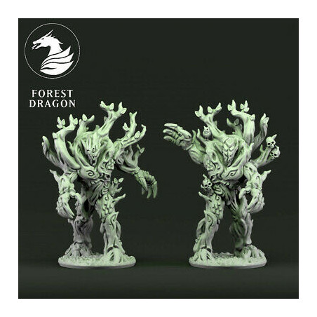 Forest Dragon impréssion 3d--Wood  elves- Hommes arbre-Echelle 15mm