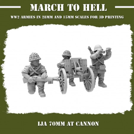 Infanterie Japonaise 3D – Wargame WW2 – Figurines 28mm et 15mm
