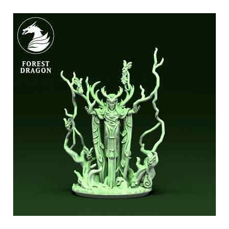 Forest Dragon impréssion 3d--Wood  elves- Sorcier éclairs -Echelle 15mm