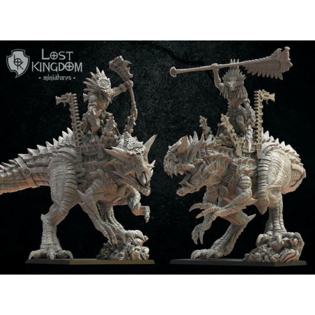 Guerriers Cuetzpal – Figurines Résine Fantasy 28mm | The Lost Kingdom

