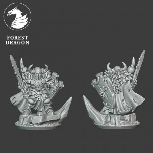 Forest Dragon impréssion 3d- Seigneur du chaos Echelle 10MM