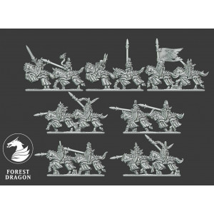 Forest Dragon Minihammer Impression 3D 10mm Undead blood vampire cavalry15mm