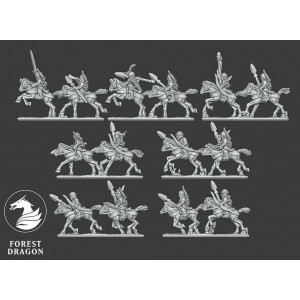 Forest Dragon Minihammer Impression 3D 10mm Bretonnian light cavalry