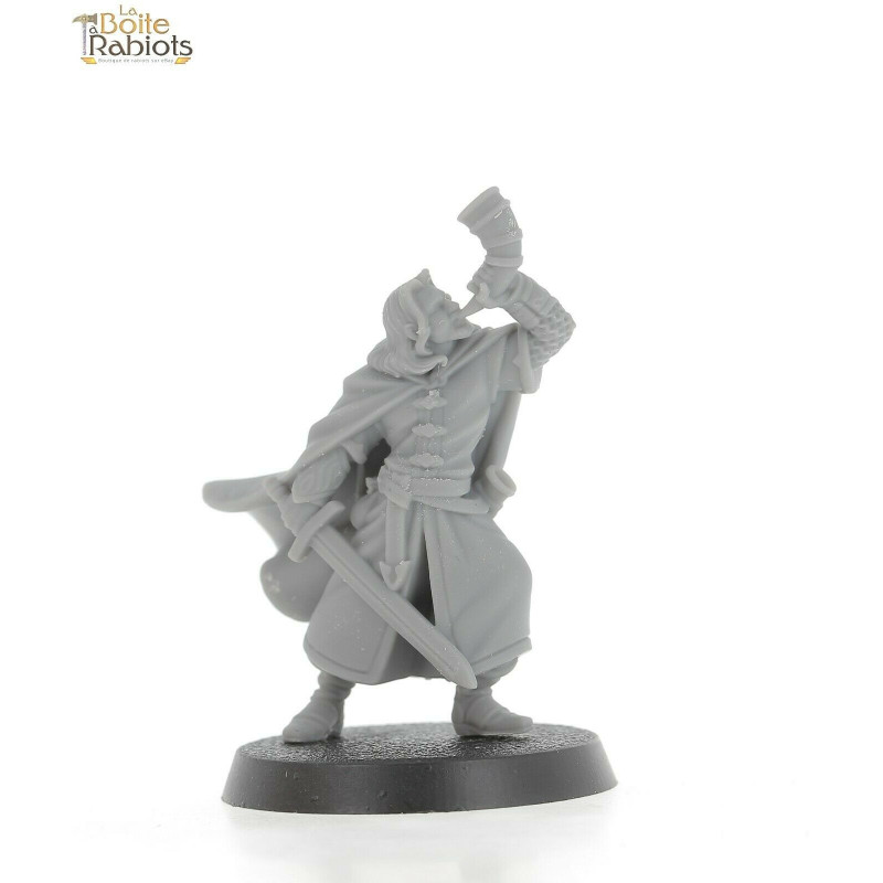 3D figurine 28mm Jeux de Rôle/9th age/Cthulu-Middle hearth humain cor