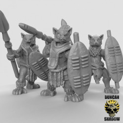 Duncan Shadow - Lemur Folk with Spears   (2)