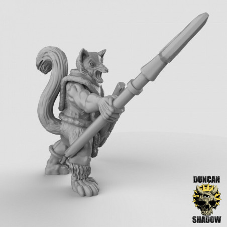 Figurines Anthropomorphes Duncan Shadow – Impression 3D pour Wargames et Jeux de Rôle

