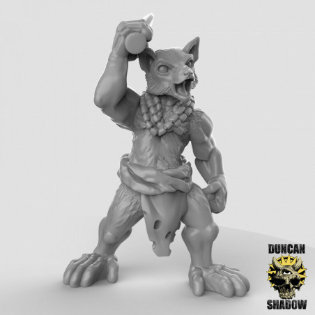 Figurines Anthropomorphes Duncan Shadow – Impression 3D pour Wargames et Jeux de Rôle
