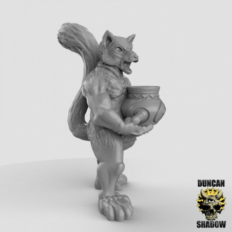Figurines Anthropomorphes Duncan Shadow – Impression 3D pour Wargames et Jeux de Rôle
