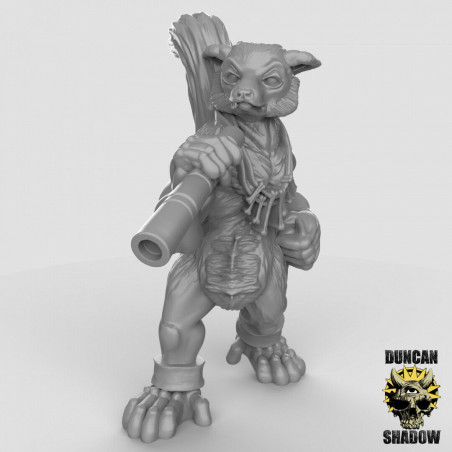 Figurines Anthropomorphes Duncan Shadow – Impression 3D pour Wargames et Jeux de Rôle
