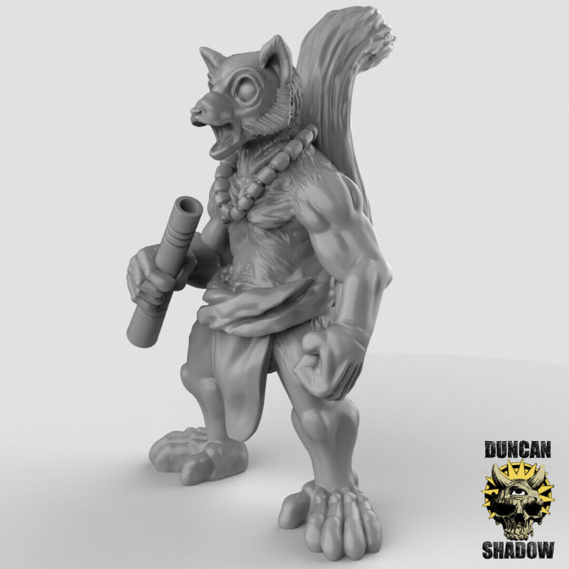 Figurines Anthropomorphes Duncan Shadow – Impression 3D pour Wargames et Jeux de Rôle
