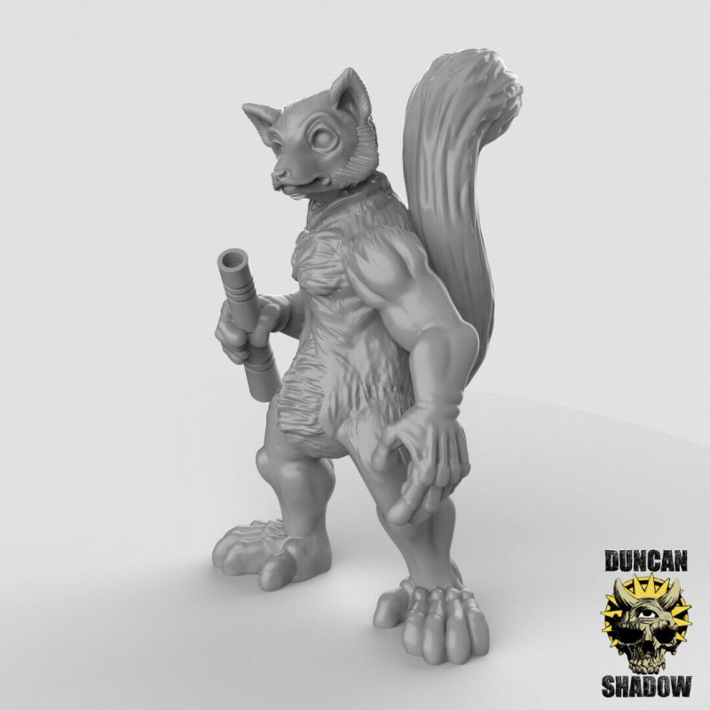 Figurines Anthropomorphes Duncan Shadow – Impression 3D pour Wargames et Jeux de Rôle
