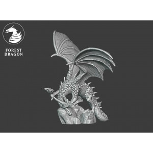 Forest Dragon impréssion 3d-High elves-Dragon 15mm