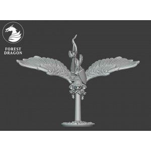 Forest Dragon impréssion 3d-High elves-Héros lance sur aigle 15mm